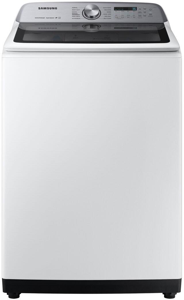 Samsung 5.0 cu. ft. High-Efficiency in White Top Load Washing Machine with Super Speed, ENERGY STAR