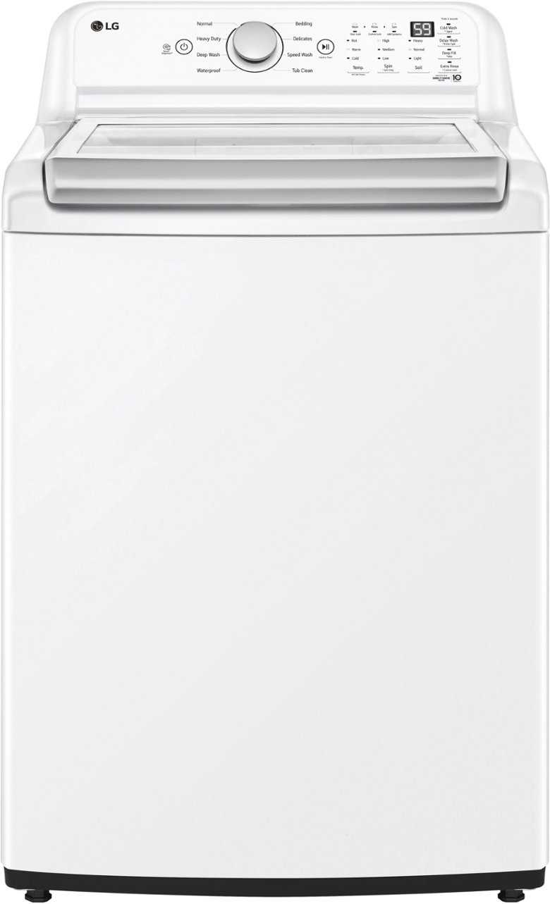 LG - 4.8 Cu. Ft. High-Efficiency Smart Top Load Washer
