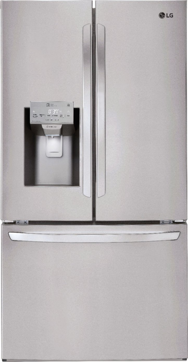 LG - 26.2 Cu. Ft. French Door Smart Refrigerator with Dual Ice Maker