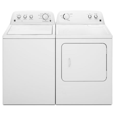 Kenmore 20362 3.8 cu. ft. Top-Load Washer & Kenmore 72332 7.0 cu. ft. Gas Dryer - White