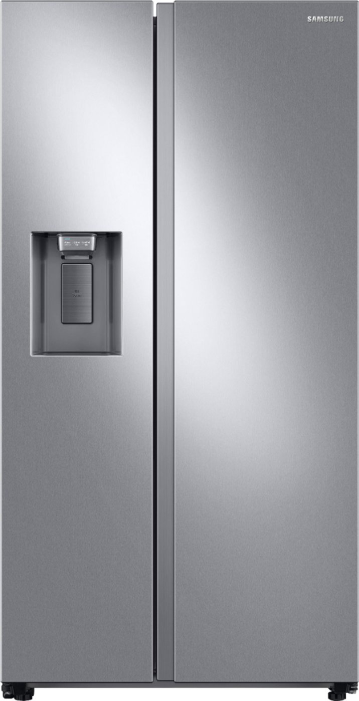 Samsung - 22 cu. ft. Side-by-Side Counter Depth Smart Refrigerator