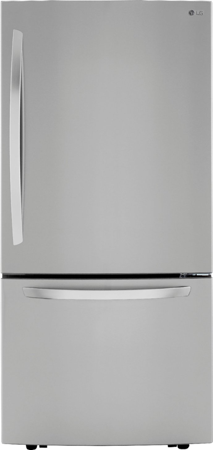 LG - 25.5 Cu. Ft. Bottom-Freezer Refrigerator with Ice Maker