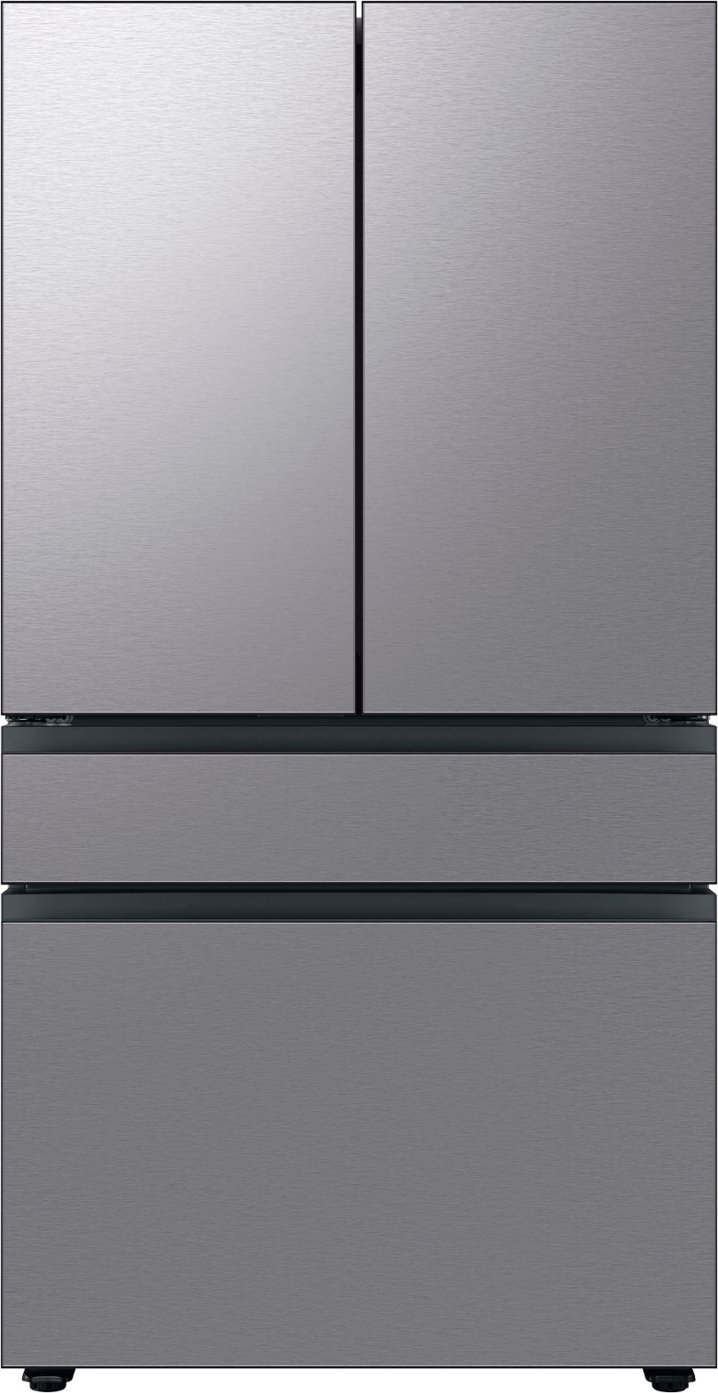 Samsung - BESPOKE 23 cu. ft. 4-Door French Door Counter Depth Smart Refrigerator